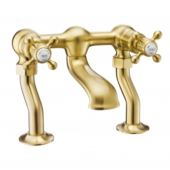 Just Taps Plus Grosvenor Bbr Mounted Brushed Brass