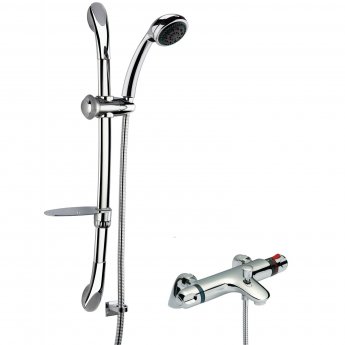 Nuie Reef Bar Shower SBR90BV1 1 Outlet Chrome