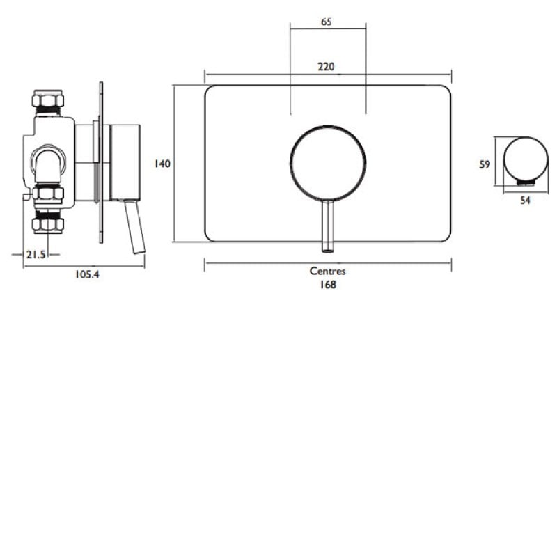 Bristan Prism Shower Valve 