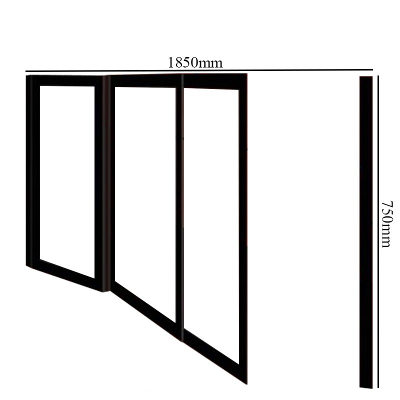 Impey Freeglide Option 5 Alcove Half Height Door 1850mm Wide - Left Handed