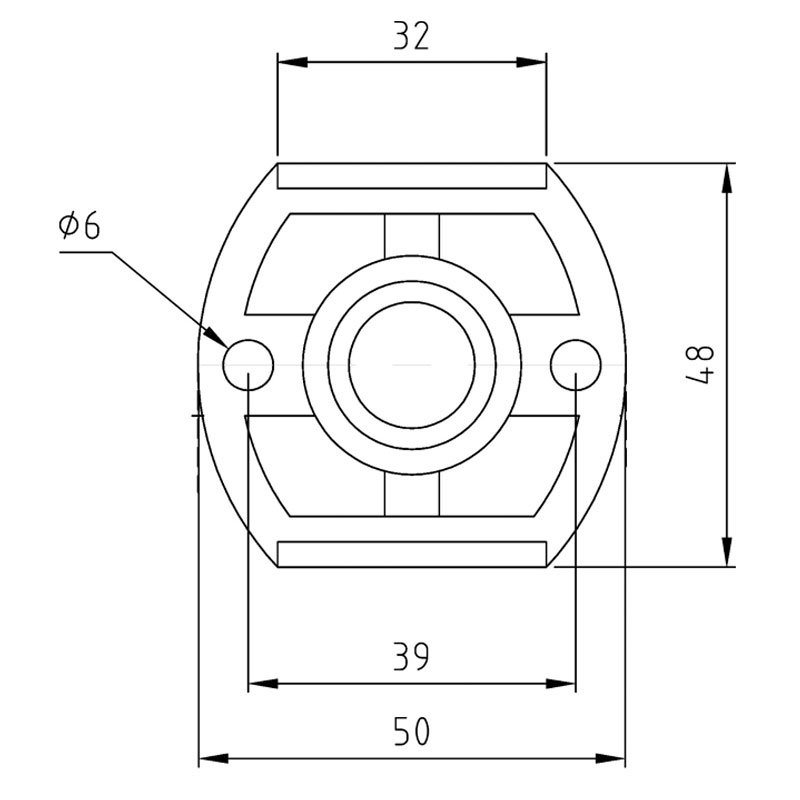 Nuie Fast-Fit Bar Shower Valve Fixings, Pair, Chrome