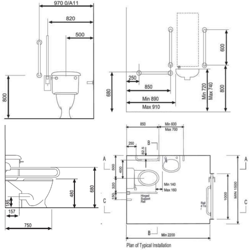 NYMAS Doc M Pack | DM200KCS/SP | Bathroom | Polished