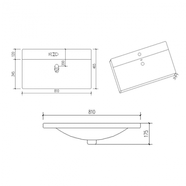 Prestige Purity 2-Drawer Wall Hung Vanity Unit with Mid Depth Ceramic Basin 800mm Wide - Silver Oak