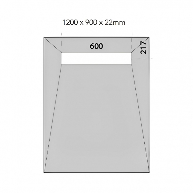 Purus Linear Wet Room Former Kit 1200mm x 900mm 7sqm Tanking Liquid