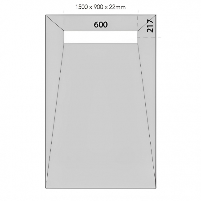 Purus Linear Wet Room Former Kit 1500mm x 900mm 7sqm Tanking Liquid