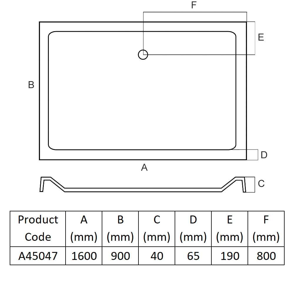 Rectangle Easy Plumb Stone Resin Shower Trays £76 - Buy Online At Bathroom  City