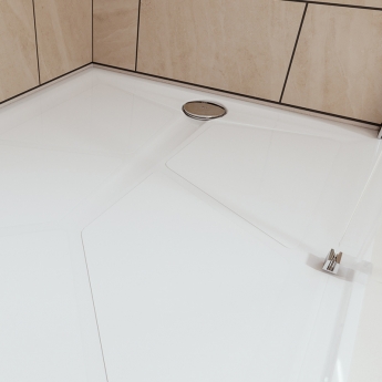 AKW Sulby 2 Unbreachable Floor Square Shower Tray 800mm x 800mm