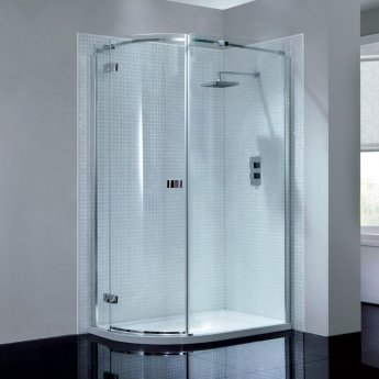 Delphi Vodas 8 Frameless 2-Door Offset Quad Shower Enclosure | 3 Sizes