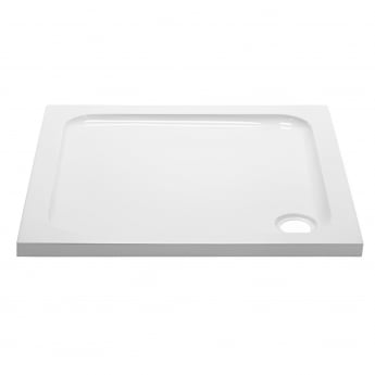 April Stone Resin 45mm Square Shower Tray