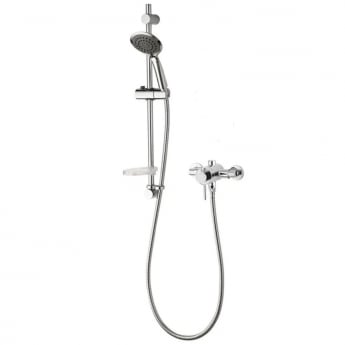 Aqualisa AQ Exposed Concentric Mixer Shower with Shower Kit - Chrome