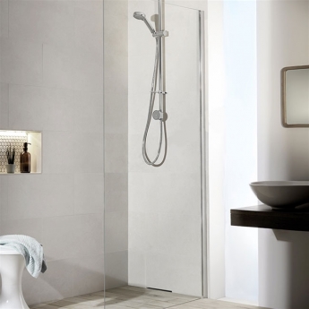Aqualisa Quartz Blue HP/Combi Smart Digital Exposed Shower with Adjustable Head - Chrome
