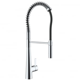 Bristan Axia Professional Kitchen Sink Mixer Tap with Pull Down Hose and Eco Start - Chrome