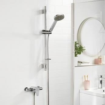 Bristan Capri3 Thermostatic Exposed Mixer Shower with Shower Kit - Chrome