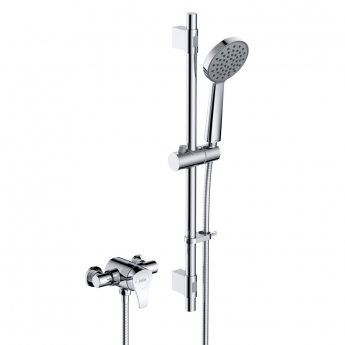 Bristan Capri3 Thermostatic Exposed Mixer Shower with Shower Kit - Chrome