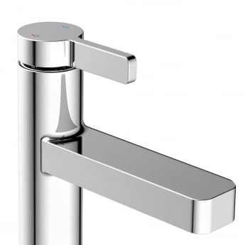 Bristan Elevar Basin Mixer Tap with Clicker Waste - Chrome