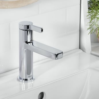 Bristan Elevar Basin Mixer Tap with Clicker Waste - Chrome