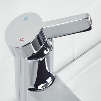 Bristan Elevar Basin Mixer Tap with Clicker Waste - Chrome