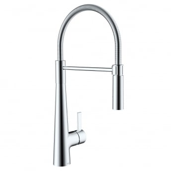Bristan Sabre Professional Kitchen Sink Mixer Tap with Pull-Down Hose - Chrome