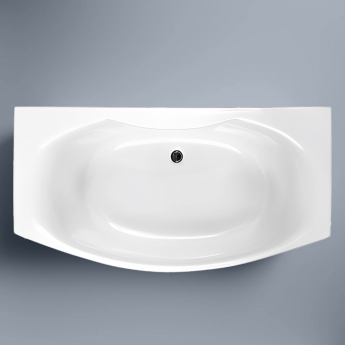 Carron Mistral Bow Front Rectangular Acrylic Bath 1800mm x 900mm