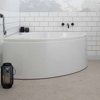 Carron Monarch Double Ended Corner Bath 1300mm x 1300mm - 5mm Acrylic