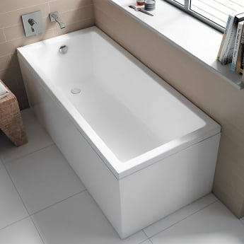 Carron Quantum Single Ended Rectangular Acrylic Bath