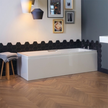 Carron Quantum Integra Eco Single Ended Rectangular Acrylic Bath with Twin Grips