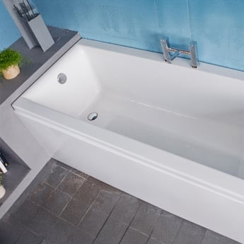 Carron Urban Single Ended Rectangular Acrylic Bath 1700mm x 725mm