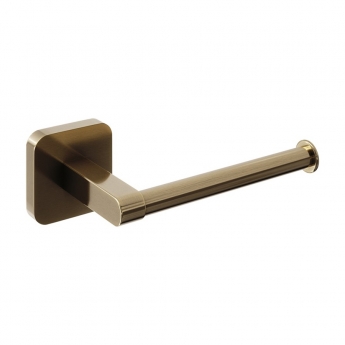 Delphi Toilet Roll Holder Without Lid - Brushed Brass