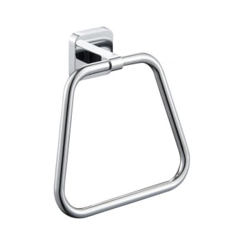 Delphi Wall Mounted Towel Ring - Chrome