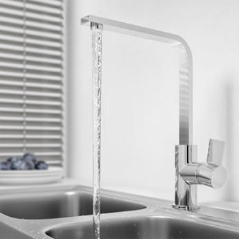 Delphi Flato Kitchen Sink Mixer Tap - Chrome