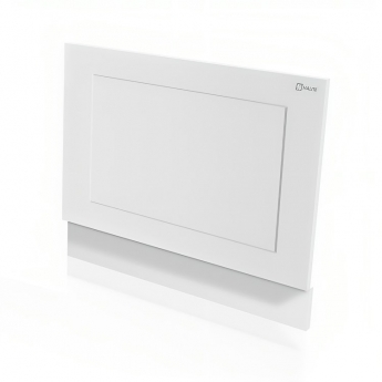Delphi Halite Shaker Style End Bath Panel 550mm H x 700mm W - Gloss White