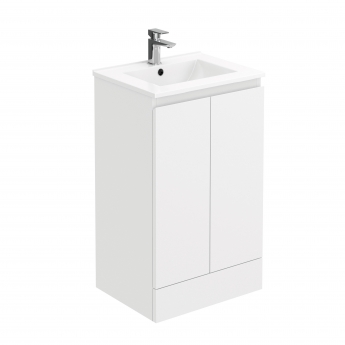 Delphi Halite Combination Unit with 500mm WC Unit - 1000mm Wide - White