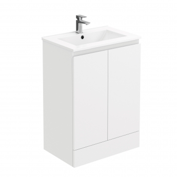 Delphi Halite Combination Unit with 500mm WC Unit - 1100mm Wide - White