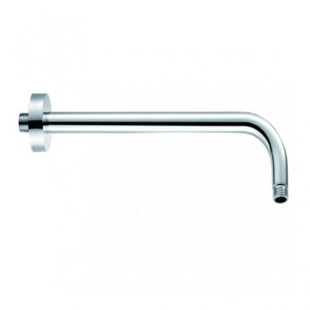 Delphi Round Wall Mounted Shower Arm 300mm Length - Chrome