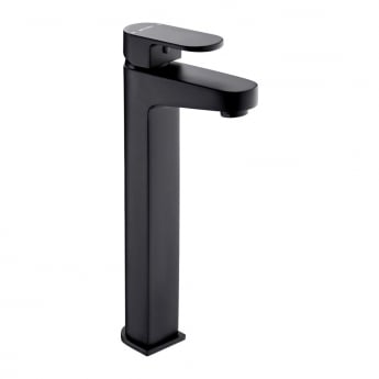 Deva Amio Tall Basin Mixer Tap Deck Mounted - Matte Black