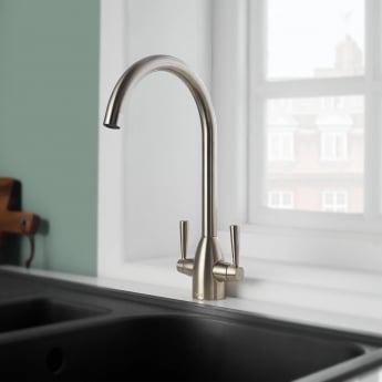 Deva Carlow Kitchen Sink Mixer Tap - Brushed Chrome