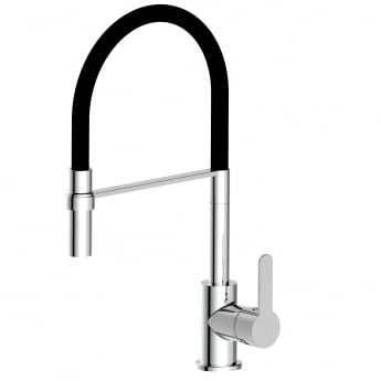 Deva Ellesmere Flexi Pull-Out Kitchen Sink Mixer Tap - Chrome