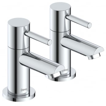 Deva Insignia Bath Taps Pair - Chrome