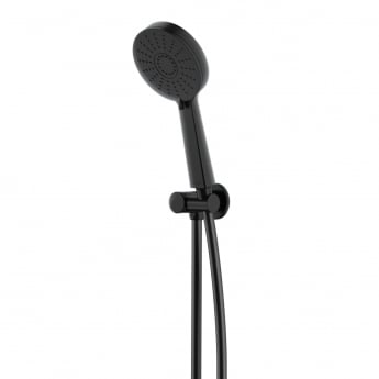 Deva Krome Shower Handset with Wall Bracket - Matte Black