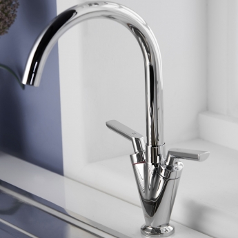 Deva Lever Mono Kitchen Sink Mixer Tap Chrome