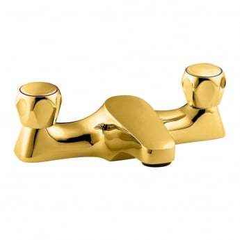 Deva Profile Deck Mounted Bath Filler Tap - Gold