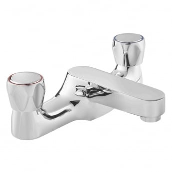 Deva Vitality Round Deck Mounted Bath Filler Tap - Chrome