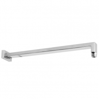 Deva Square Concealed Shower Arm 382mm Length - Chrome