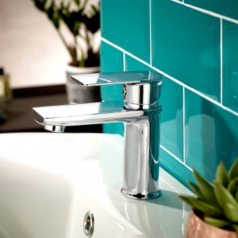 Deva Zonos Single Lever Mini Mono Basin Mixer Tap - Chrome