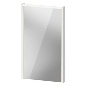 Duravit D-Code LED Bathroom Mirror 700mm H x 400mm W - Gloss White