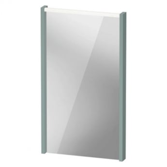 Duravit D-Code LED Bathroom Mirror 700mm H x 400mm W - Fjord Green