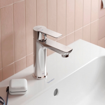 Duravit D-Code Medium Basin Mixer Tap without Waste - Chrome