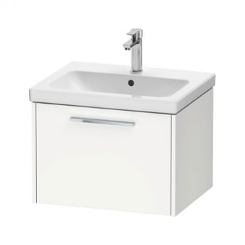 Duravit D-Code 600mm 1-Drawer Wall Hung Vanity Unit