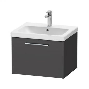 Duravit D-Code 600mm 1-Drawer Wall Hung Vanity Unit