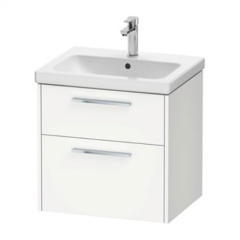 Duravit D-Code 600mm 2-Drawer Wall Hung Vanity Unit